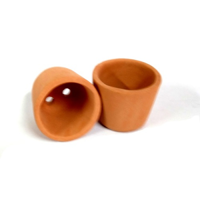 Горшочек керамический для растений круглый